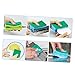 Healeved 10Pcs I Shaped Eraser Sponges Multi Use Non Scratch Scrubbing Dish Sponges for Kitchen Bathroom and Car Cleaning Random Colors