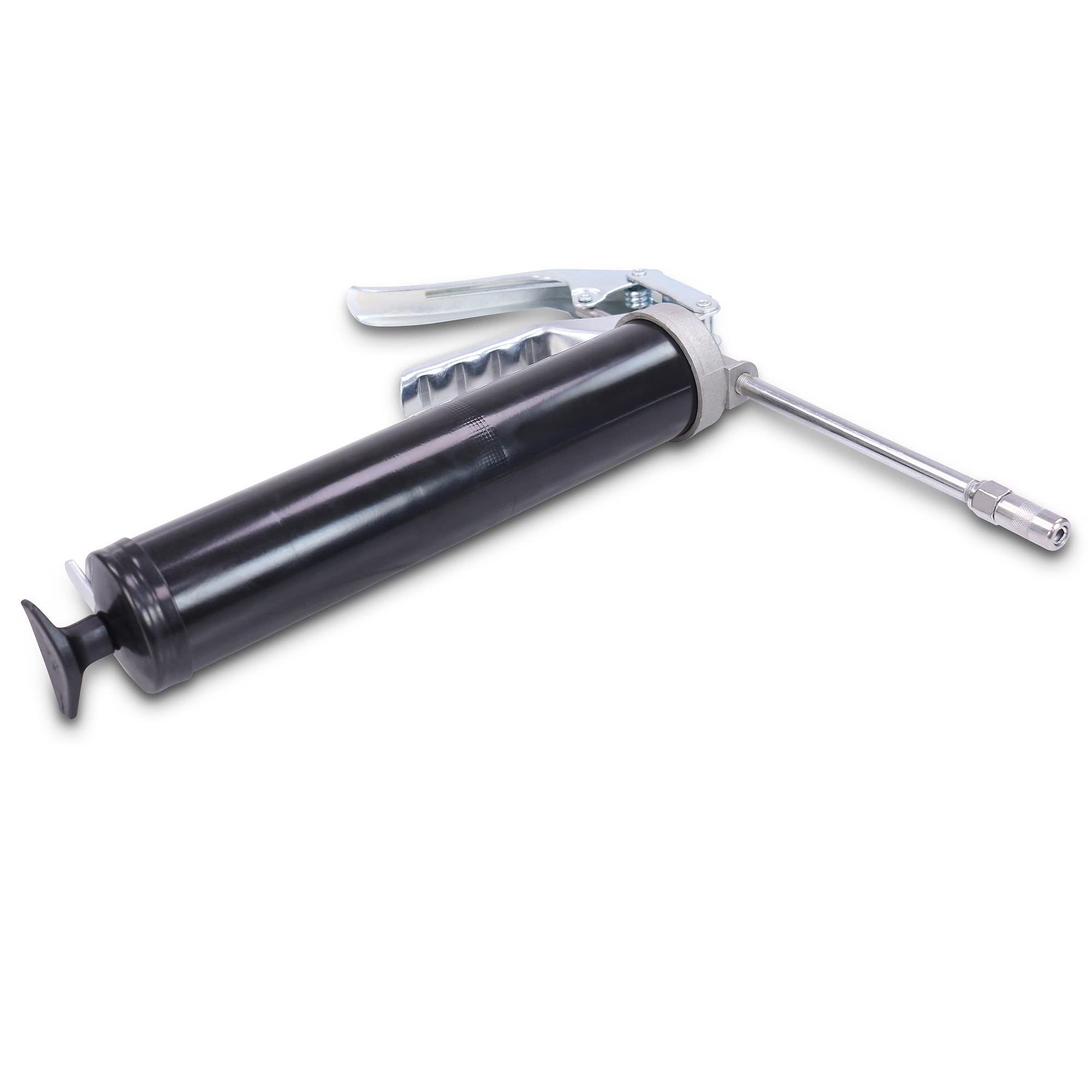 Ingrassatore a Una Mano 500 cm³ Tubo Flessibile Corazzato Grasso