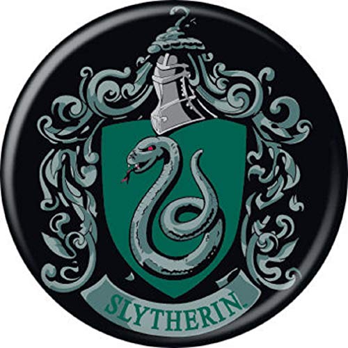 Ata-Boy Harry Potter Slytherin House Crest 1.25\" Collectible Pin-Back Button,Multicolored,One Size