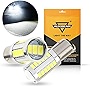 Auxbeam 1157 Led Backup Reverse Light Bulb, Super Bright White 1157 2057 2357 7528 BAY15D LED Bulb for Backup, Reverse, Tail, Parking, DRL Light, 33-SMD LED Chipsets with Projector, Pack of 2