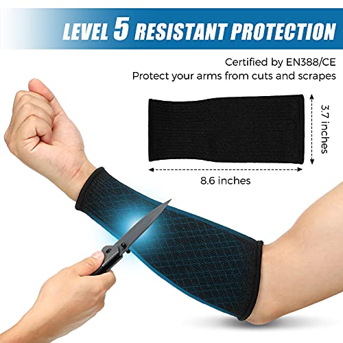 Janmercy 6 Pairs Cut Resistant Sleeve Arm Sleeves For Women Men Arm Protectors For Thin Skin Bruising Arm Guards #TOP1