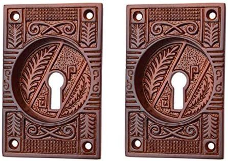Adonai Hardware Mahavites Decorative Flush Pull (Supplied as 2 Pieces per Pack) (Antique Brass)