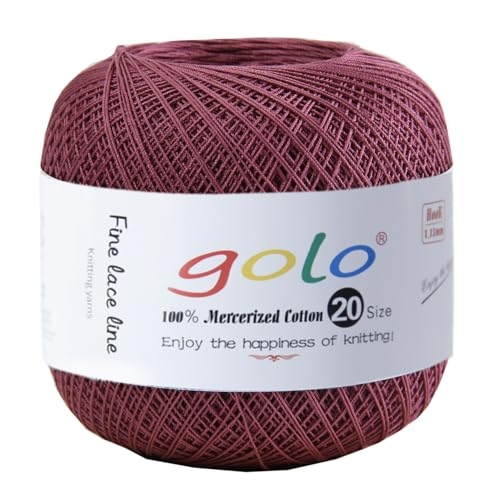 golo Crochet Thread Size 20 Yarn for Hand Knitting Tatting Yarn 701