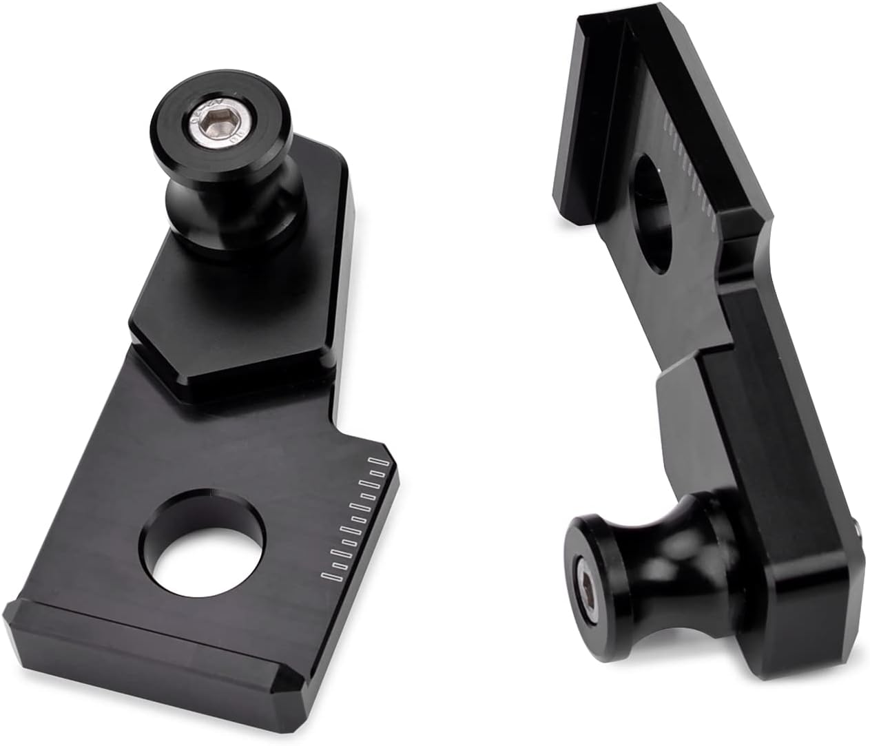 Motorcycle Chain Tensioner, Swing Arm Sliders Spools Stand Bobbins,Chain Axle Adjuster Kit (left + right) (for Honda Vehicle) CBR500R CB500X CB500F NX500 2019-2024-2025 (Black)