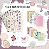 540 PCS Vintage Floral Scrapbook Supplies & Scrapbook Stickers, Junk Journal Supplies for Planners, Bullet Journaling, Retro Crafts, and Scrapbooking #1