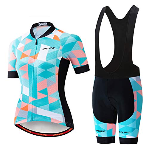 Cycling Jersey Set Women Bike Jersey bib Shorts Suit Padded