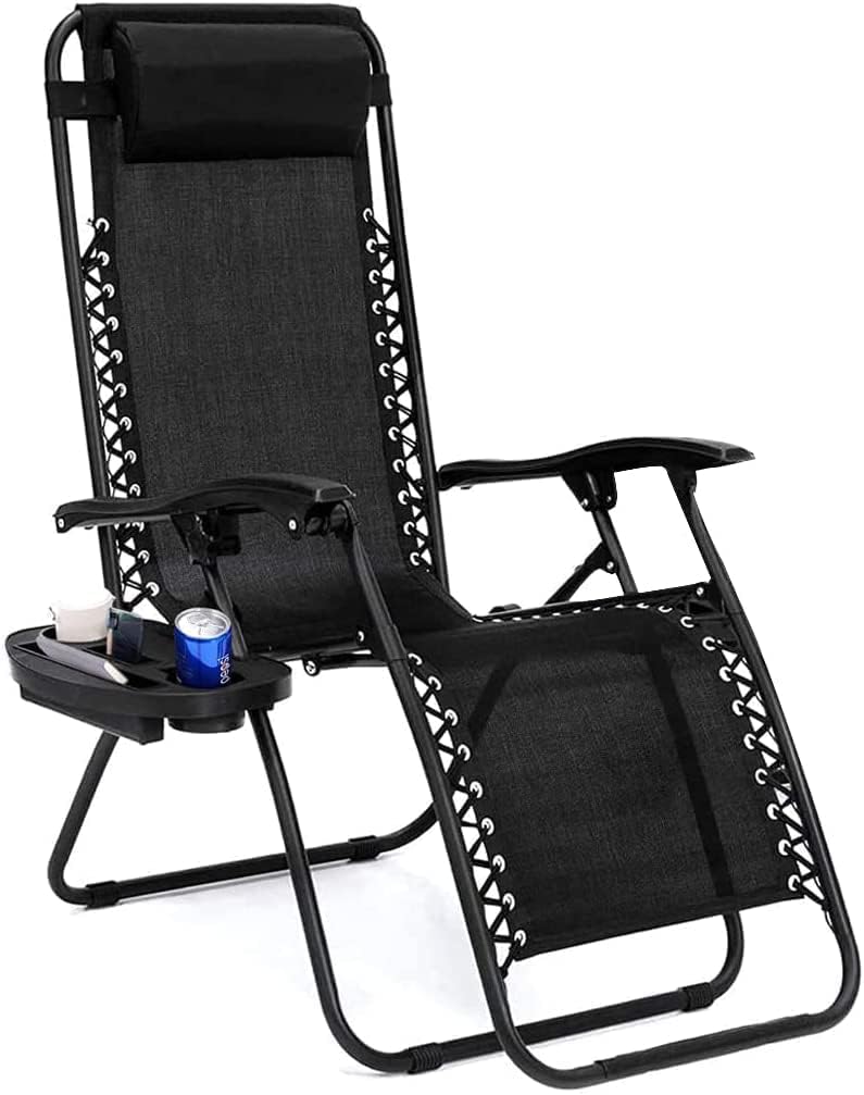 MAECENA Zero Gravity Chair Patio Folding Lawn Lounge Chairs Outdoor