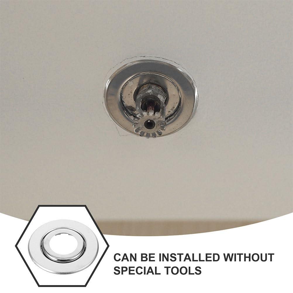 TOPPERFUN Fire Sprinkler Cover Plate Escutcheon Double Disc Pipe Cover 2.64 Inch 20- Flange for Concealing Fire Sprinkler Heads in Home Plumbing - Image 3