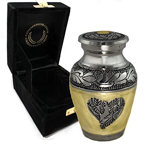 Sunshine Loving Angel Wings - Funeral, Burial, Niche or Columbarium Small Cremation Urns