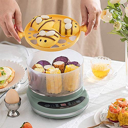 LIUCHANG Eierkessel Elektrische Eierkessel Ei Dampfer Eierkocher Multifunktion mit 7 Eierkapazität 350W Ei Dampfer Doppelschicht mit automatischer Abschaltung (Farbe: Elternteil) liujiapeng55 – Bild 5
