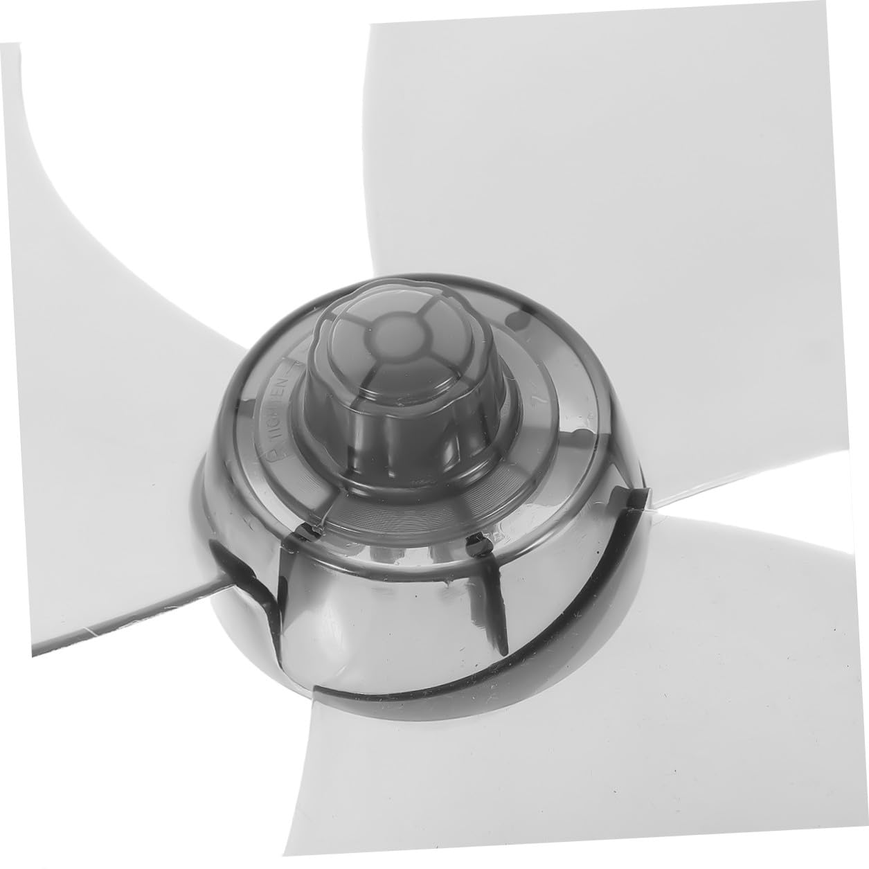 Mikinona Aspas de Ventilador Eléctrico Aplicables de 3 Hojas 16 Pulgadas Plástico Transparente y Negro Juego de 3 Piezas para Ventilador de Pedestal Doméstico Repuesto Silencioso y