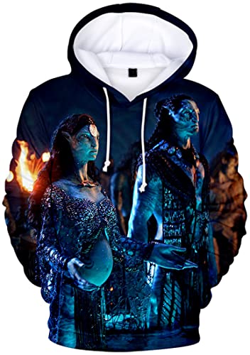 NIUHE Sudadera Niños Anime Avatar 3D Movie Sudadera Manga Larga con Capucha Casual Sudadera Otoño...