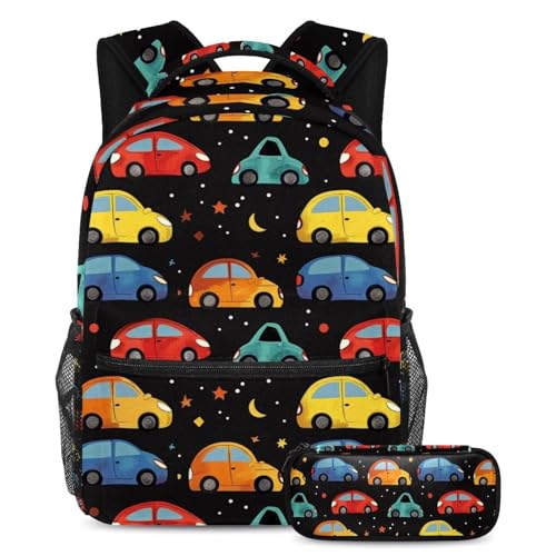 Sac à dos ado grande capacité résistant lot de 2 cartables mignons pour l'école