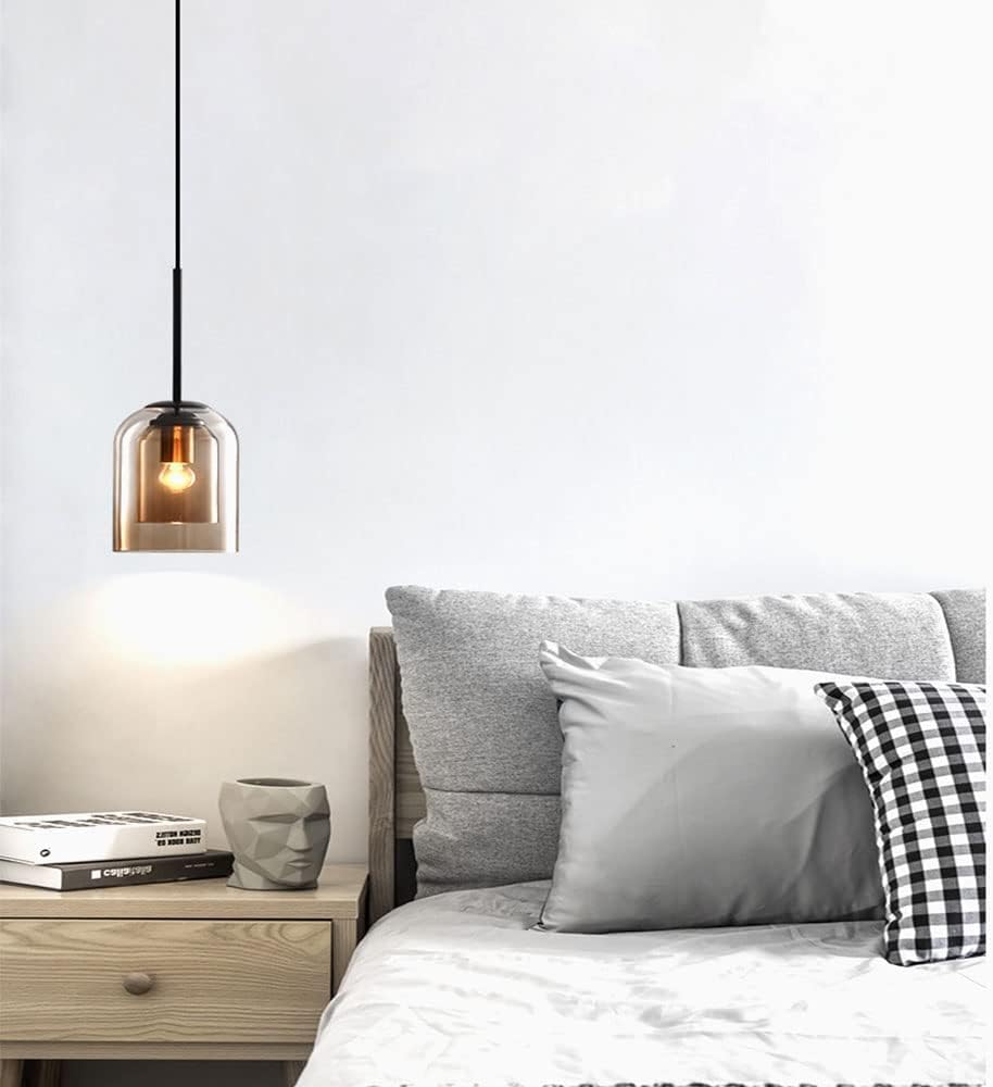 Lámpara colgante americana de una sola cabeza para salón y loft