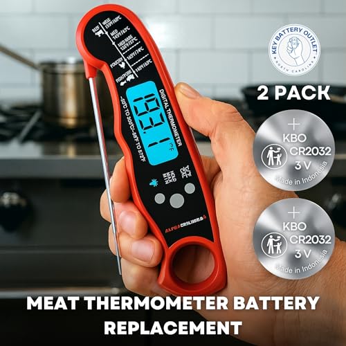 Kit de Reemplazo de Baterías para Termómetro de Carne, 2 Unidades CR2032 miniatura 3