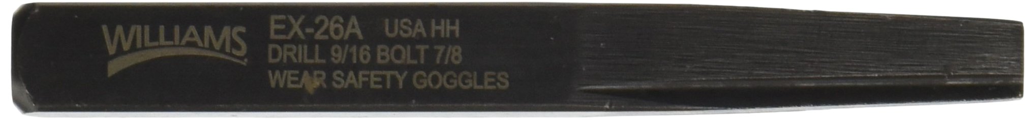 Williams EX-26A Extractor 9/16 Drill, Black