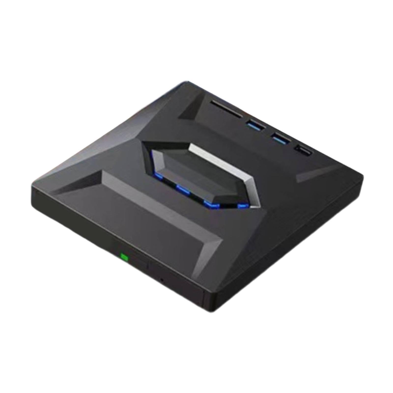 7 in 1 External CD DVD Drive Burner Portable CD Burner for Desktops Work Pcs-image-29
