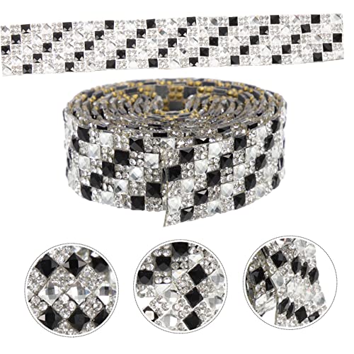 Cinta de strass autoadhesiva para decorar ropa sin coser y rematar bordes 7