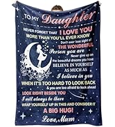 musaecoin Gifts for Daughter from Mum, Daughter Gifts Blanket, Idea Daughter Birthday Gifts, Daug...