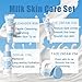 Milk Skin Care Set Teens Women Birthday Valentine's Day Gifts- Skin Care for Teens 10-12 - Kids Skin Care Set For Girls Ages 8-12 - Skincare for girls 10-12 - Skincare for Kids 8-9 - Teen Skincare Set