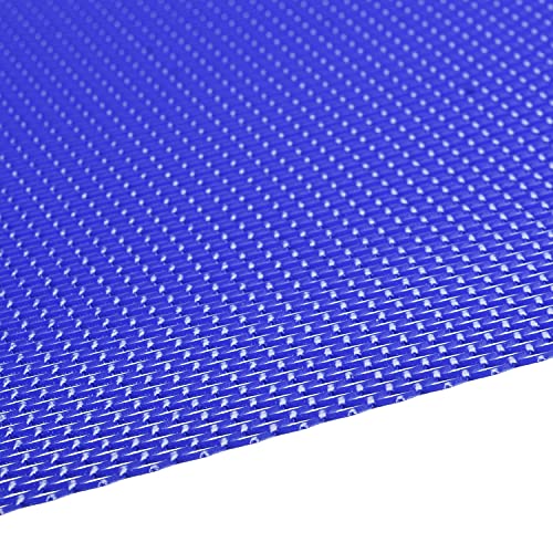 Image of AggAuto Universal 40 inchx13 inch Car Grill Mesh - Aluminum Alloy Automotive Grille Insert Bumper Rhombic Hole 4x8mm, One of the Most Multifunctional Shape Grids Blue