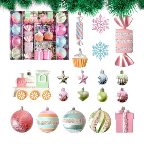 Boules de bonbons de Noël maison et décors festifs pour centres commerciaux