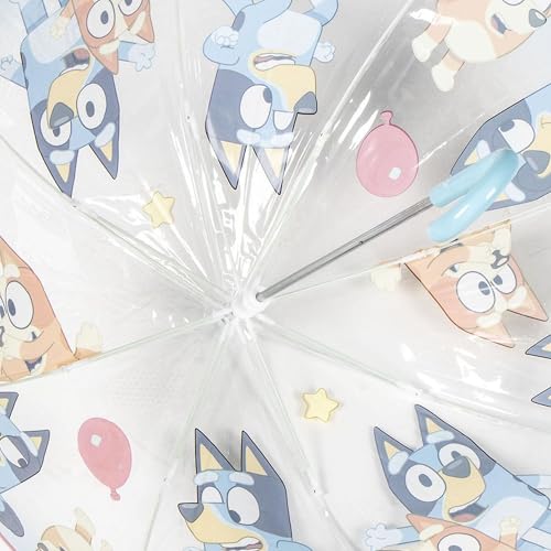 Parapluie enfant résistant au vent Bluey pour éviter les doigts coincés et casses