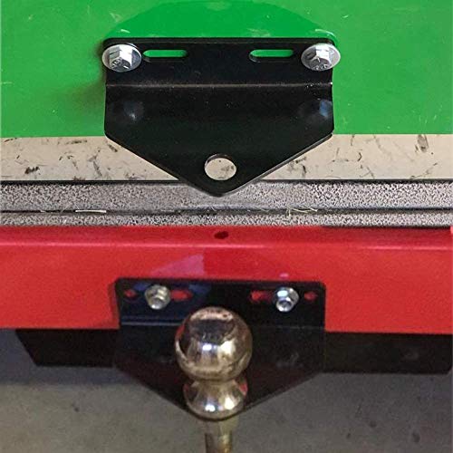 Lonwin Zero Turn Mower Trailer Hitch 5'' Black Steel Universal - Thumbnail 6