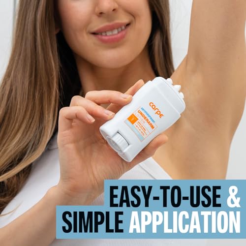 Carpe Underarm Antiperspirant and Deodorant, Clinical strength with Fresh Powder scent, Combat excessive sweating Stay fresh and dry, Great for hyperhidrosis (Pack of 2) - 5