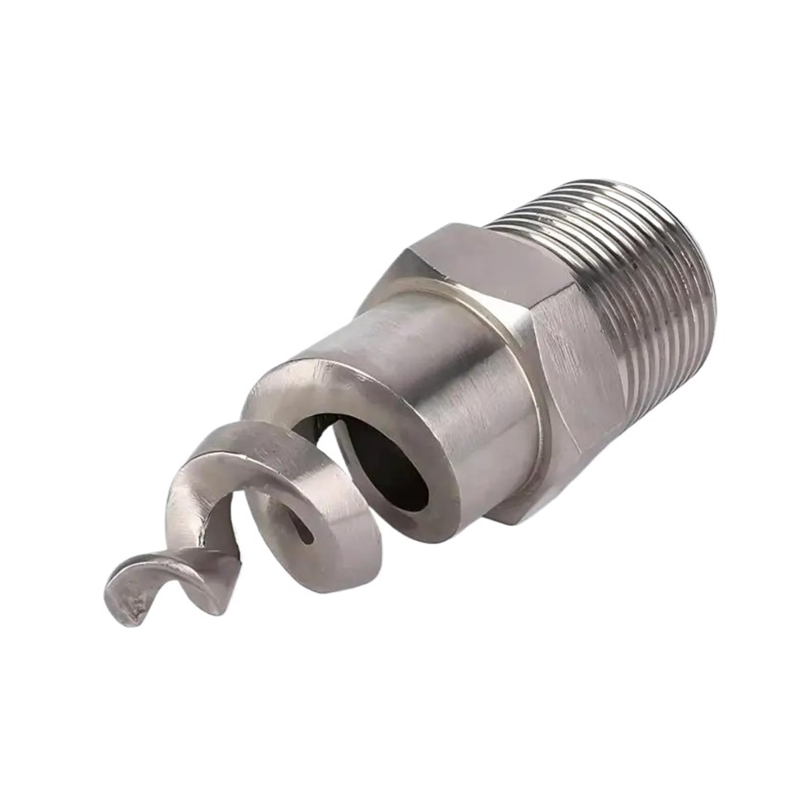 Evwgnpqrv Men's 1I2 Full Cone Spiral Nozzles, Stainless Steel Spiral Nozzle 1/4-1 Inch Cone Atomization Sprinkler Head(1I2 )