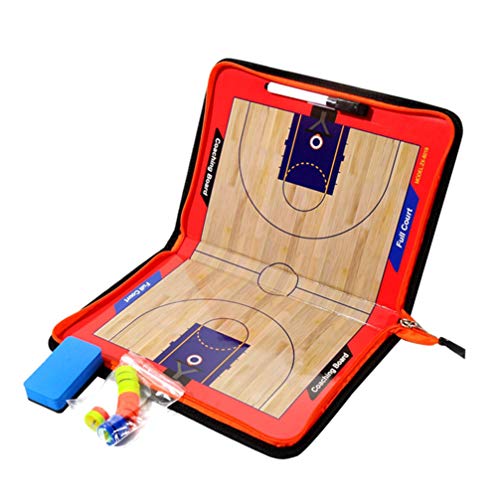 IMIKEYA 1 conjunto de tabuleiro de treinamento de basquete, prancheta magnética, kit de tábua de bas