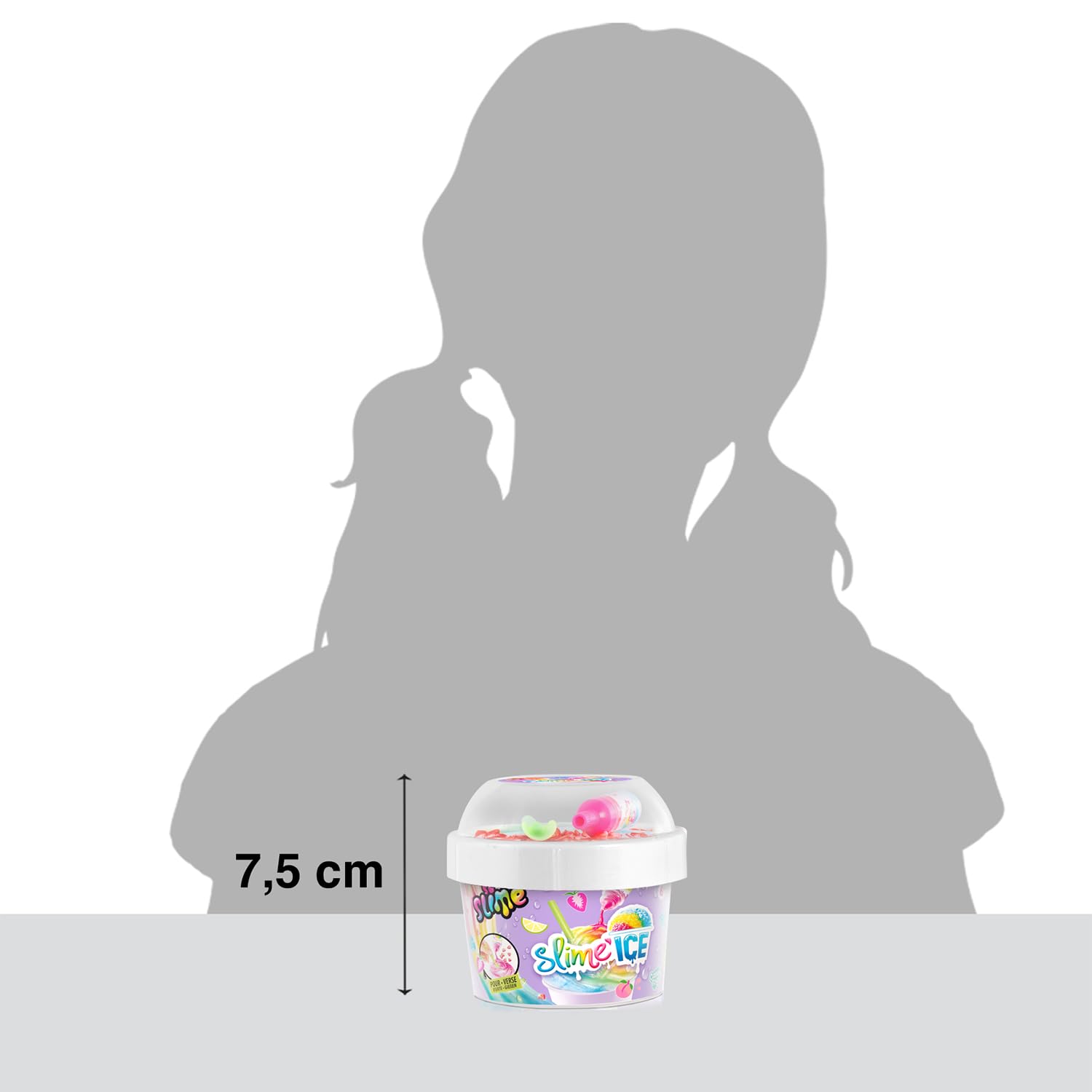 Canal Toys - So Slime - Pojemnik Slime Ice - Zestaw z zapachowym barwnikiem, łyżką do mieszania i dekoracjami - SSC299