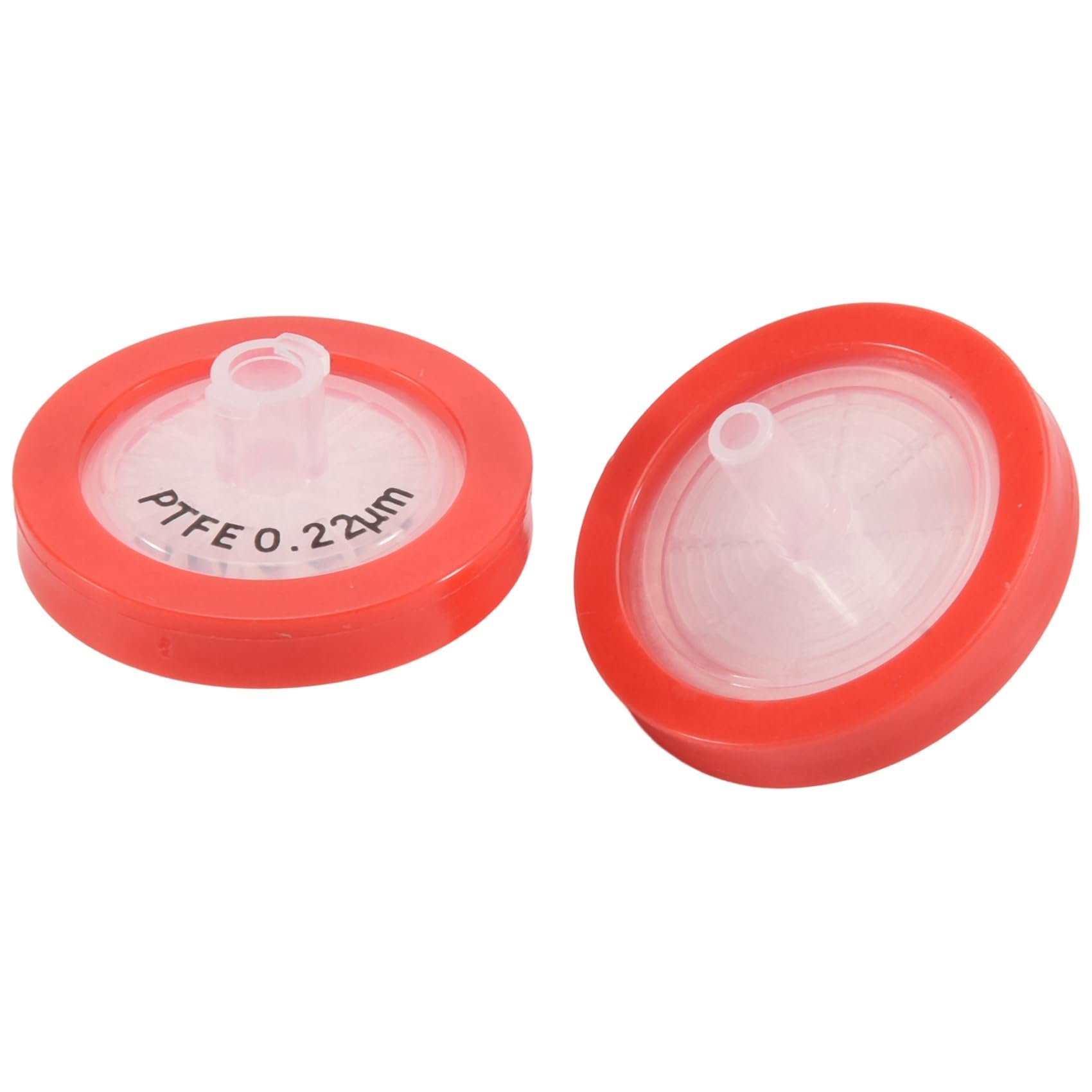 Filtro per Siringa da 200 Pezzi nel PTFE, Filtro da Laboratorio per Siringa, Diametro della Membrana di 25 Mm, Dimensione dei Pori 0,22μM, HPLC