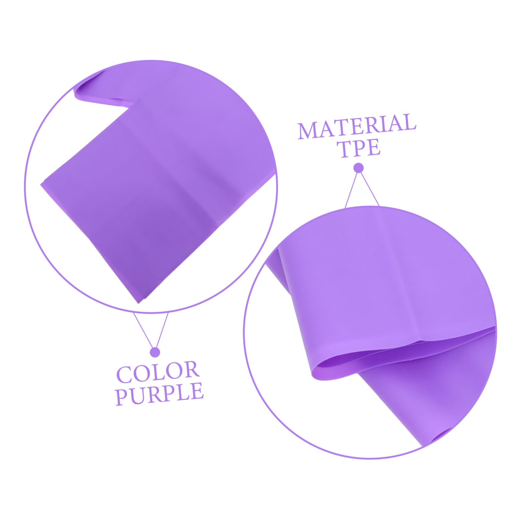 Yardwe Yoga Straps Flexibility Band Resistance Bands for Physical Elastic Exercise for Home or Travel Use