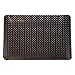 Durable Vinyl Heavy Duty Diamond-DEK Sponge Industrial Anti-Fatigue Floor Mat, 2' x 3', Black