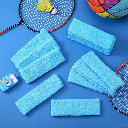 Image of Libima Kids Sweatbands Bulk Boys Headband for Sports Kids Cotton Terry Youth Sweatbands Elastic Sports Headbands Wicking Athletic Bands for Team Activity