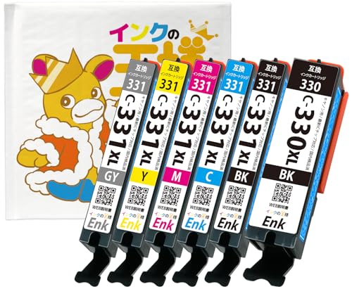 Amazon.co.jp: キヤノン(Canon)用 BCI330 331XL 6色セット 全色大容量