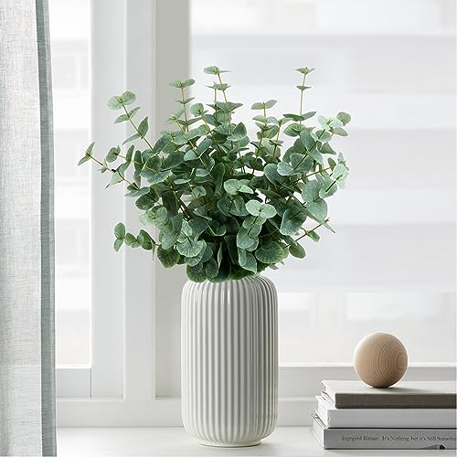 Tuocal 6 Pcs Artificial Eucalyptus Stems Leaves - Image 3