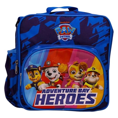 Zonacriativa - Mochila Lancheira Patrulha Canina | Compartimento principal térmico, alça transversal removível e bolso para garrafa | Lanches frescos