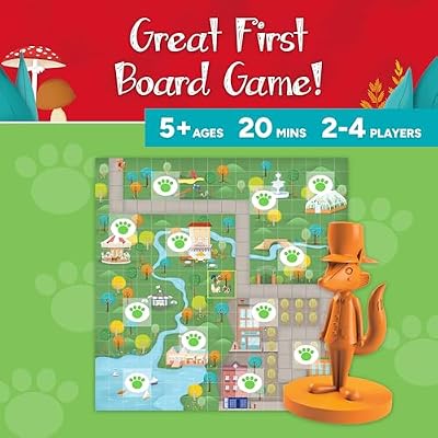 OUTFOXED, A CLASSIC WHO DUNNIT GAME FOR PRESCHOOLERS, 4 players