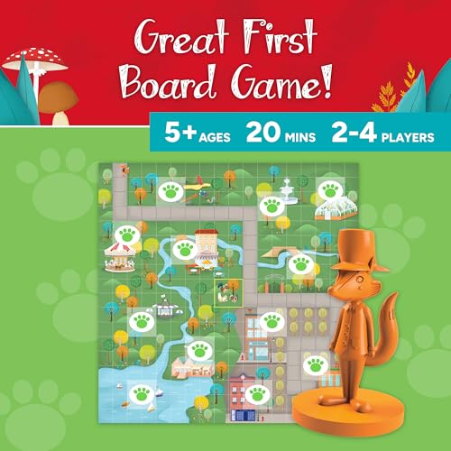 Stadtkrimis Exit Escape Stadtführung Gamewright , Outfoxed! Game, Board Game, Ages 5+, 2-4 Players, 20 Minutes Playing Time
