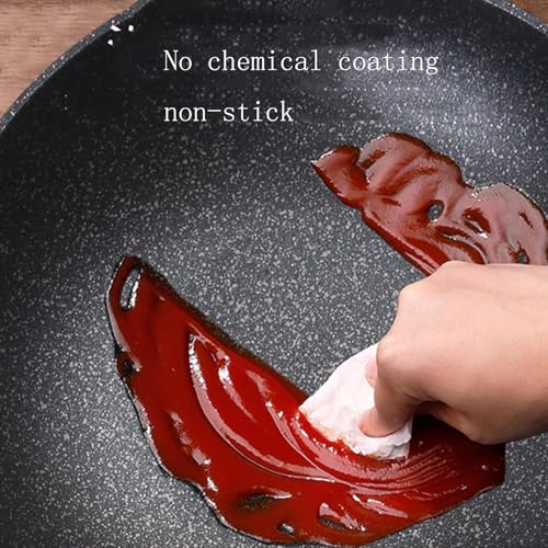 Wok de Piedra Medical, Antiadherente con Tapa 32 cm miniatura 5