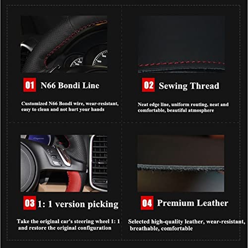 LUSCAO Copertura per il Manubrio per Peugeot E-208...