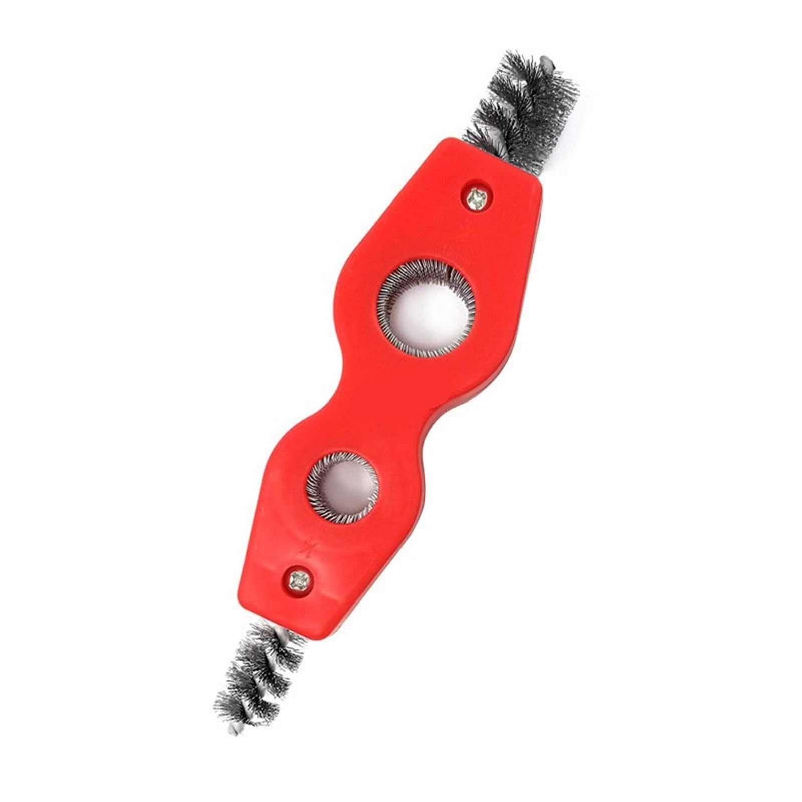4 w 1 niebieski kolor szczotka druciana gratowanie aluminiowa rura czyszczenie rury części sanitarnych miedź szczotka do czyszczenia rury rury usuwanie zadziorów (kolor: pędzel i kamfer)