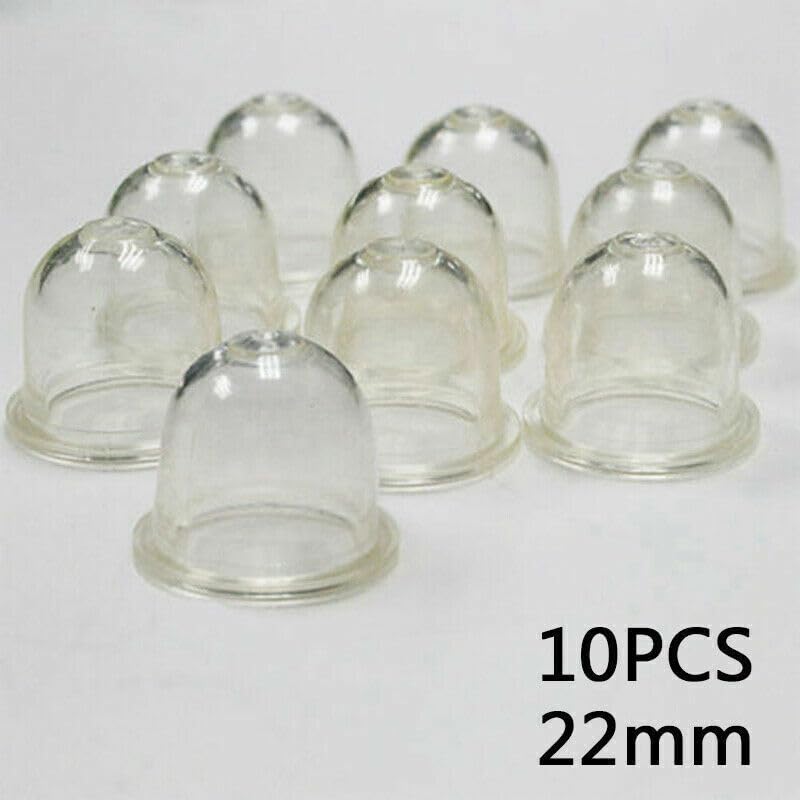 CHICHIYANG 10PCS Carburetor Primer Bulb Caps 22mm Primer Bulb for Strimmers Hedge Trimmer Chainsaws