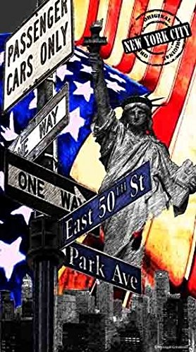 MCTISSUS Serviette de Plage New York City 100 cm / 180 cm