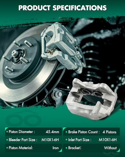 Image of SCITOO 2PCS 191830 191831 Front Driver & Passenger Side Disc Brake Calipers