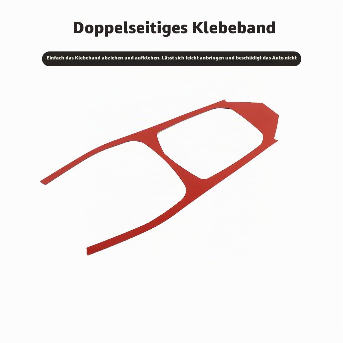 Weiche Kohlefaser-Auto-Schaltrahmen-Verkleidung für B-M-W 1er-Serie 2er-Serie F40 F44 2020–2023, Auto-Zentralbedienfeld, Rahmendekoration, Aufkleber, Autozubehör (Kohlefaser, Linkslenker)