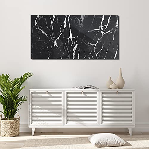 Image sur verre salon 120x60cm déco murale effet marbre abstrait - 4