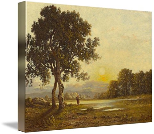 Wall Art Print Entitled RICHET, LÃ‰ON (Solemes 1847-1907 Paris) Sunset Ov by Celestial Images | 15 x 11